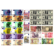 Money69 Vafa bancnote euro dolari lire 30X20cm